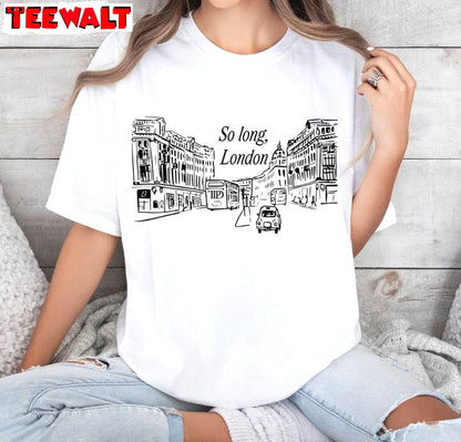 Comfort So Long London Shirt, Swiftie Poets Department Short Sleeve Hoodie