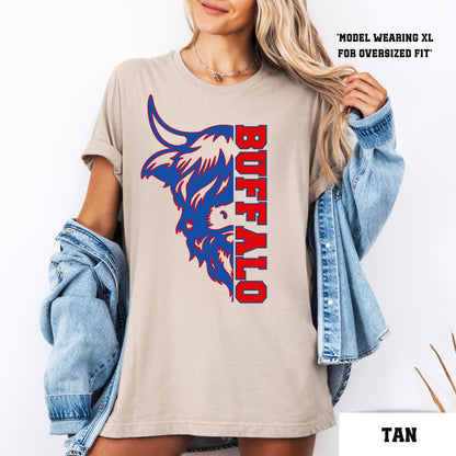 Buffalo Football Shirt - Vintage Style Buffalo Fan Sweatshirt