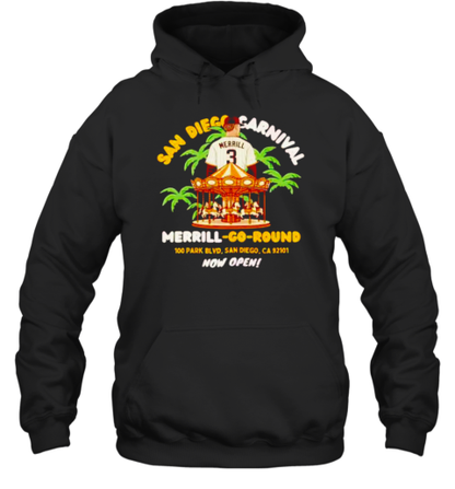 San Diego Carnival Merrill Go Round 100 Park Blvd San Diego T-Shirt