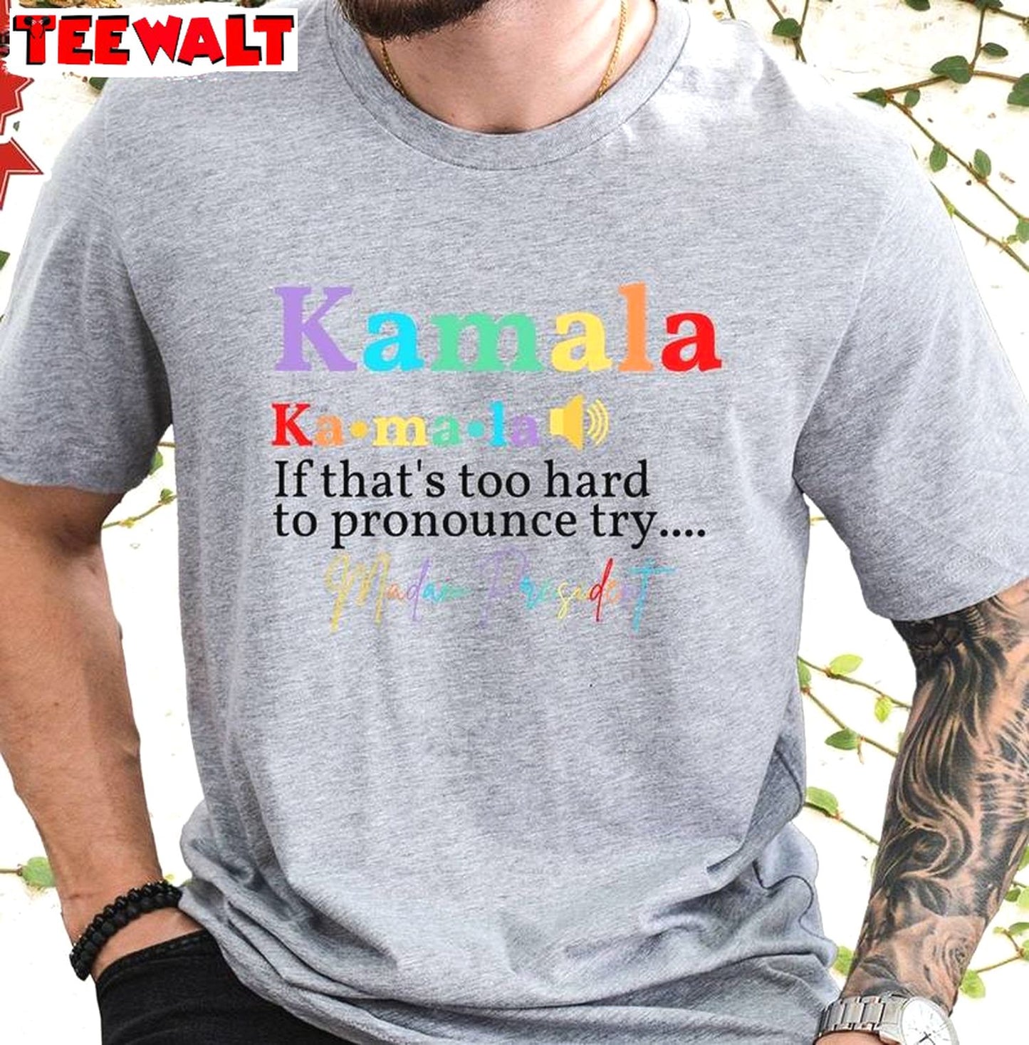 Colorful Kamala Definition Shirt, Female President