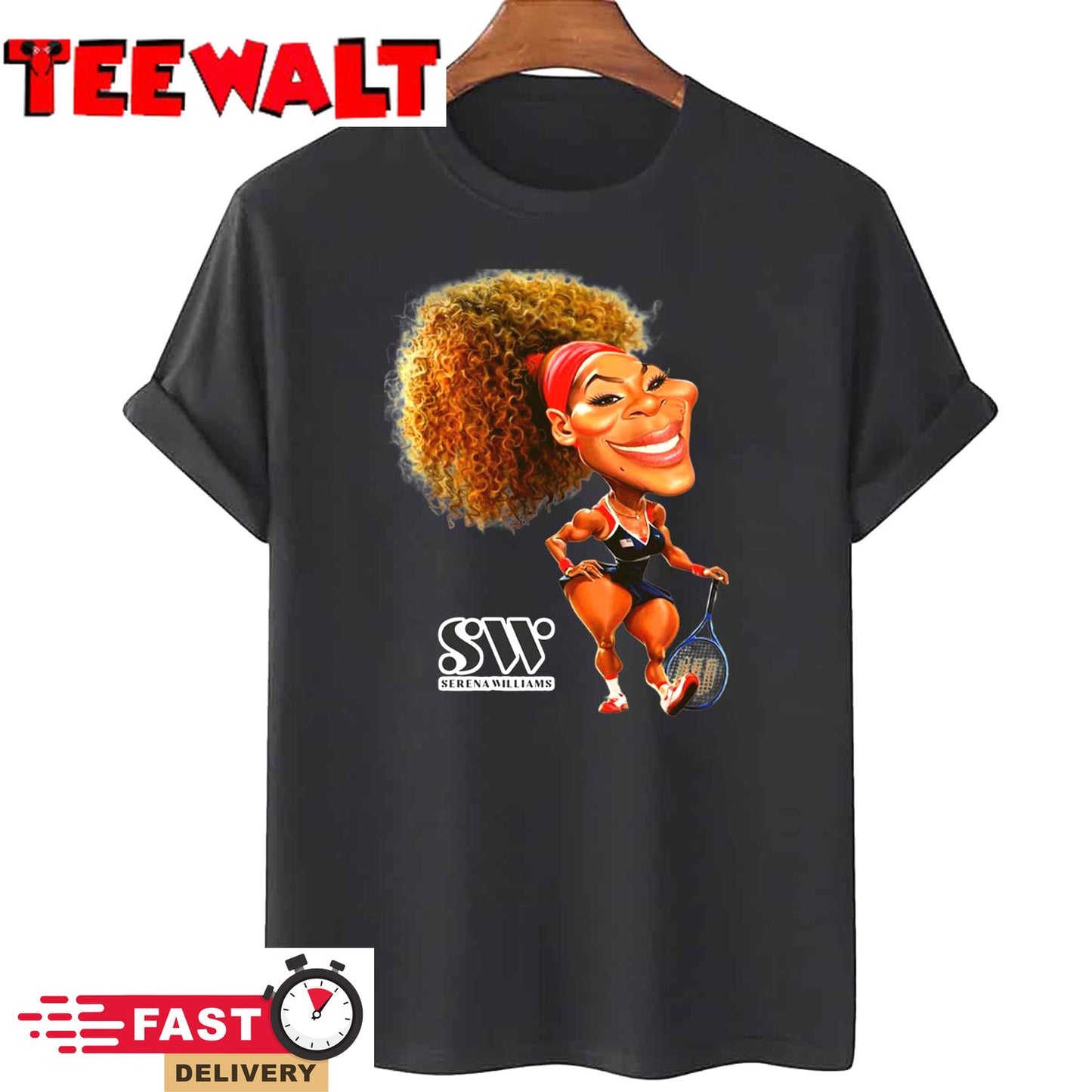 Serena Williams Cartoon Deisgn Unisex Sweatshirt