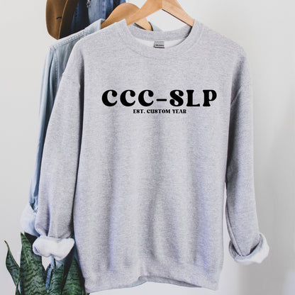 Custom Speech Therapist Sweatshirt, Slp Gift For Speech Language Pathologist