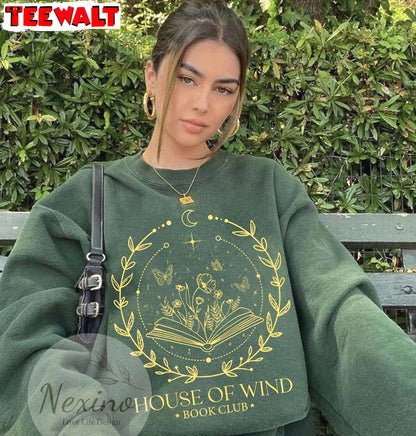 Cool Design Velaris T Shirt, Limited House Of Wind Book Club Sweatshirt Unisex Hoodie