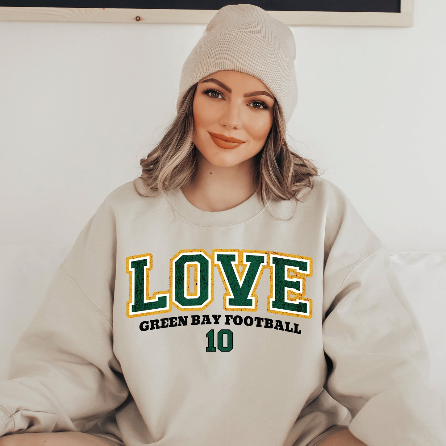 Jordan Love Vintage Style Green Bay Football Sweatshirt