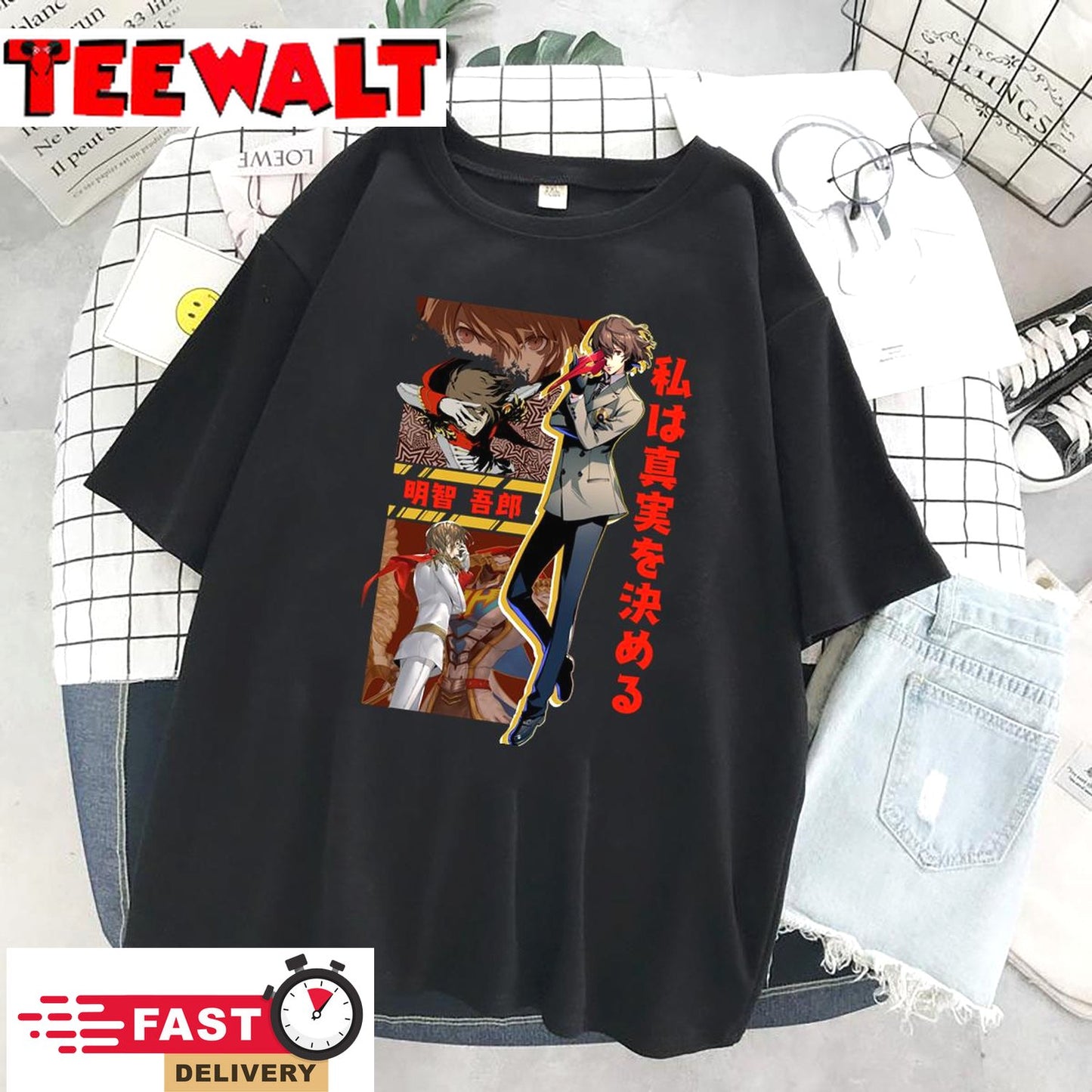 Persona 5 Goro Akechi Graphic Essential T-Shirt