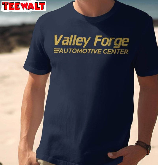 Classic Car Repair Unisex Hoodie, Trendy Valley Forge Automotive Center Shirt