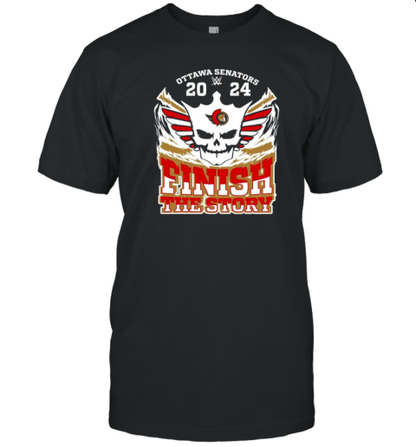 Cody Rhodes X Ottawa Senators 2024 Finish The Story T-Shirt