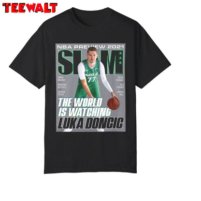 Luka Doncic Limited Shirt, Funny Dallas Mavericks Nba Slam Cover Long Sleeve