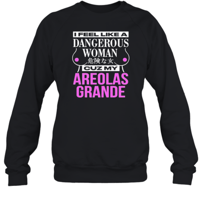 I Feel Like A Dangerous Woman Cuz My Areolas Grande T-Shirt