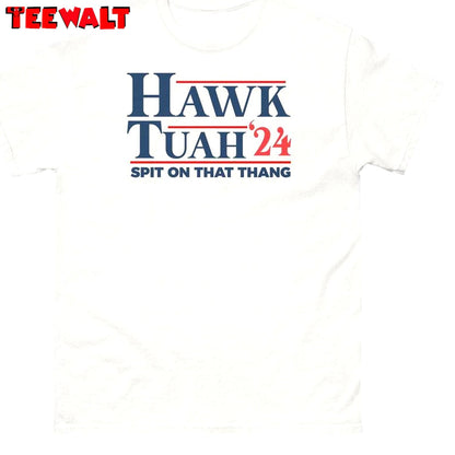 Vintage Hawk Tuah Spit On That Thang Shirt, Hawk Tuah '24 Long Sleeve Sweater