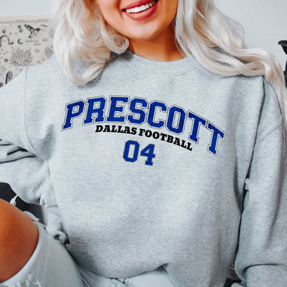 Dak Prescott Sweatshirt Dallas Cowboys Football Shirt Crewneck