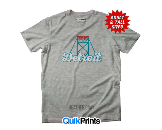 Ambassador Bridge Detroit Custom T-Shirts For All Sizes