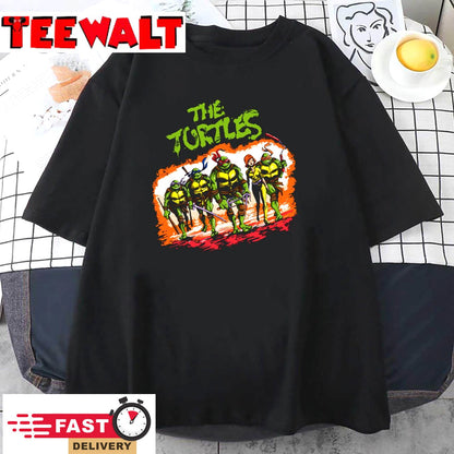 Vintage The Ninja Turtles Superhero Cartoon Movie Unisex T-Shirt