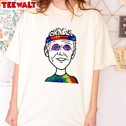 Bill Walton Inspirational Shirt, Multi Color Bill Walton Meme Short Sleeve