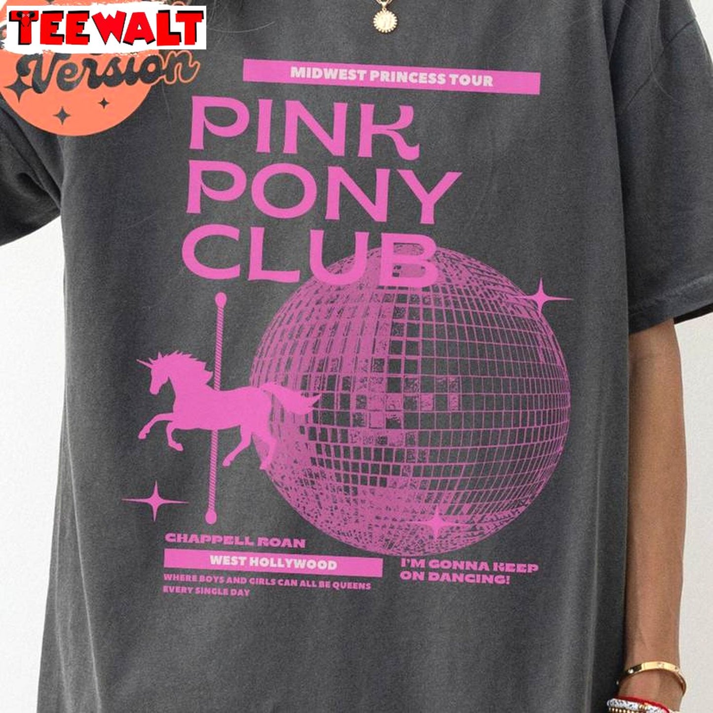 Funny Midwest Princess Tour Unisex T Shirt , Trendy Pink Pony Club Shirt Sweater