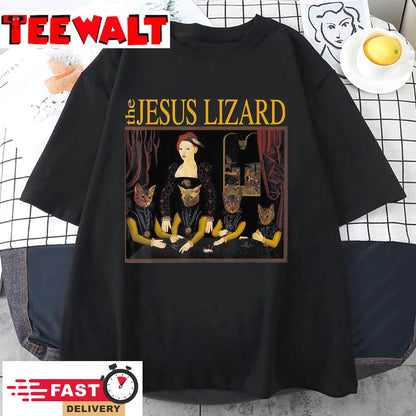 Vintage Jesus Cats Lizard shirt Retro Limited Edition T-Shirt