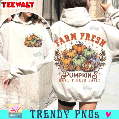 Trendy Farm Fresh Fall Pumpkins Shirt