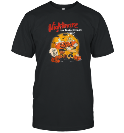 Halloween Pumpkin Mainstreet Vintage On Head Nightmare T-Shirt