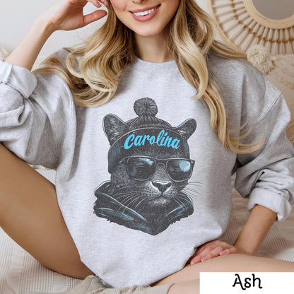 Carolina Football Crewneck Sweatshirt Vintage Game Day Gift