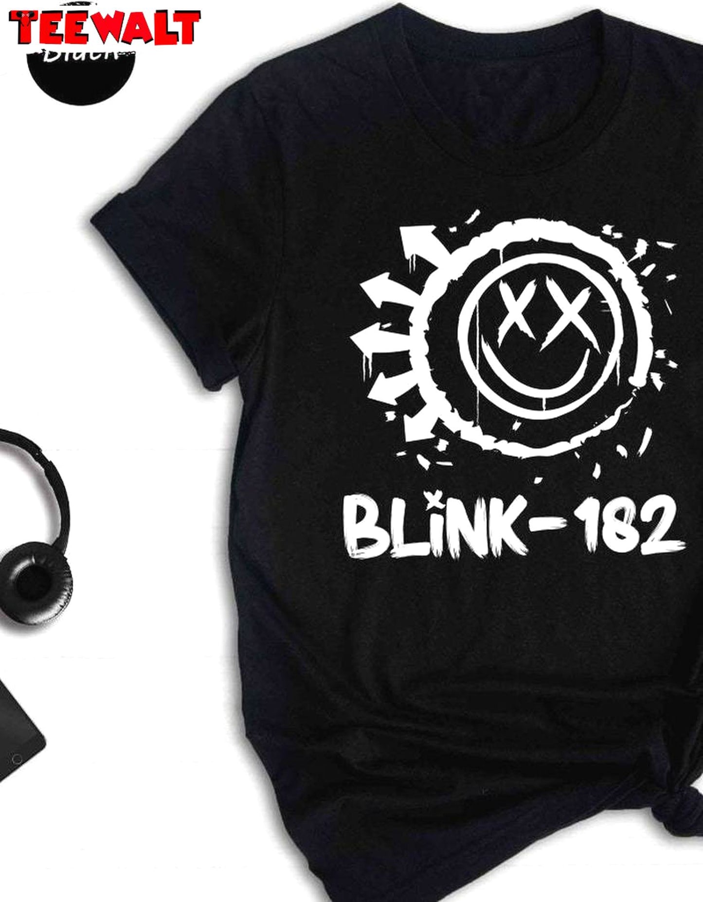 Cute Blink 182 Shirt, Smile Face Must Have Crewneck Long Sleeve