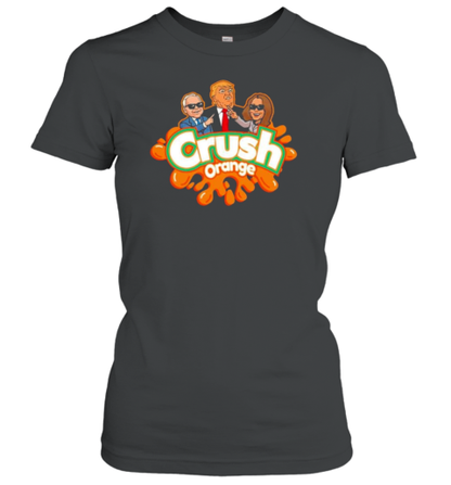 Crush Orange Trump Harris And Walz T-Shirt