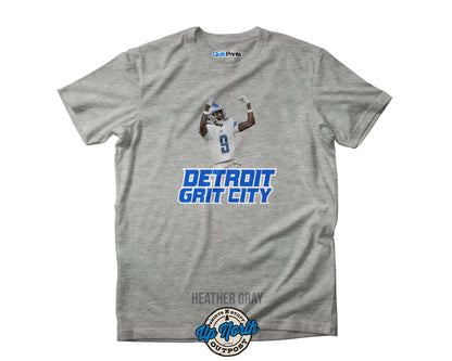 Detroit Grit City Jamo - Custom Detroit Football T-Shirt