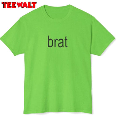 Charli Xcx Brat Cool Design Shirt, Creative Party Girl Short Sleeve Long Sleeve