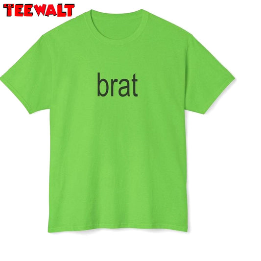 Charli Xcx Brat Cool Design Shirt, Creative Party Girl Short Sleeve Long Sleeve