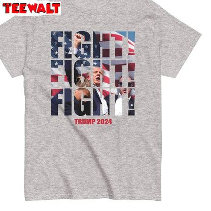 Trump Fight Inspirational Shirt, Trump Assassination Photo