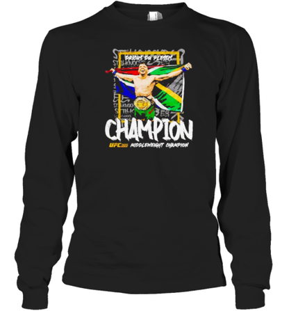 Dricus Du Plessis UFC 305 Champion T-Shirt