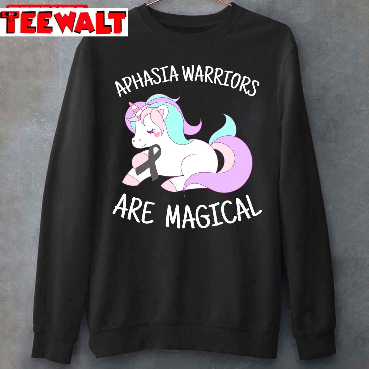 Unicorn Aphasia Warriors Are Magical Aphasia Awareness Unisex T-Shirt