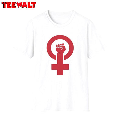 Groovy Feminist Symbol Sweatshirt ,Must Have Equality Feminist Tee Tops Sweater