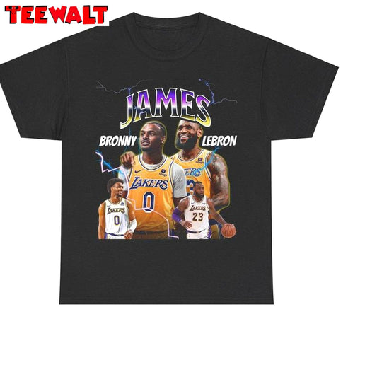 Vintage LeBron And Bronny Shirt, Must Have  Gift For Fan