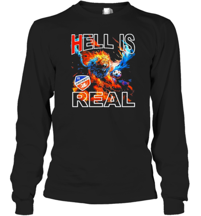 Hell Is Real Fiery Pursuit Fc Cincinnati T-Shirt