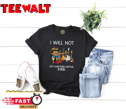 Pinocchio Disney I Will Note Get Another Guitar Ever Unisex T-Shirt