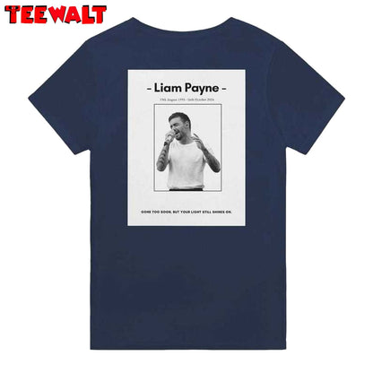 Retro Gone To Soon Liam Payne Shirt, Rest In Music Liam Unisex T