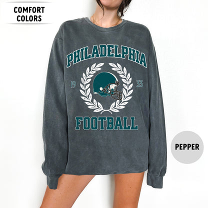 Philadelphia Football Sweatshirt, Vintage Jason Kelce Eagle Sweatshirt