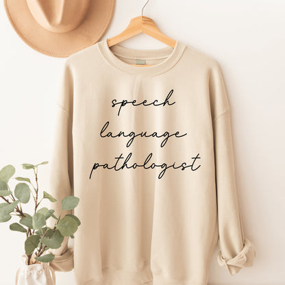 Speech Therapist Sweater, Slp Sweatshirt, Perfect Gift For Slps & Slpa