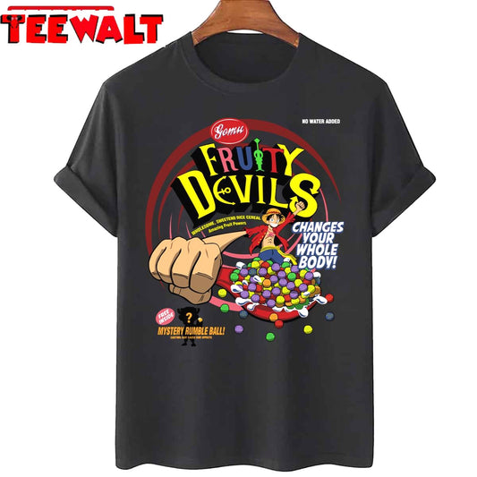 Gomu Fruity Devils Luffy Cereal Anime One Piece Unisex T-Shirt