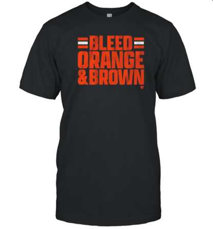 Cleveland Football Bleed Orange T-Shirt