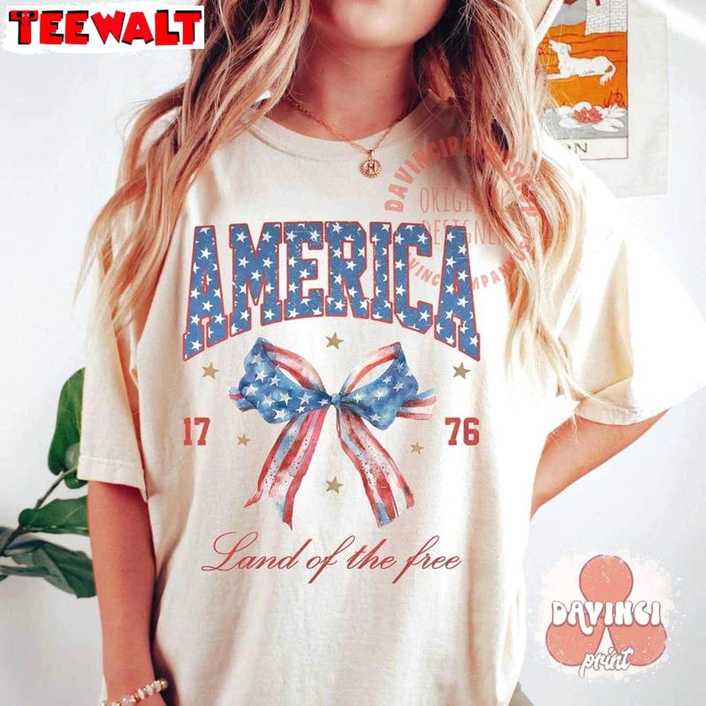 Coquette 4th Of July Trendy Shirt, America Coquette Bow Hoodie