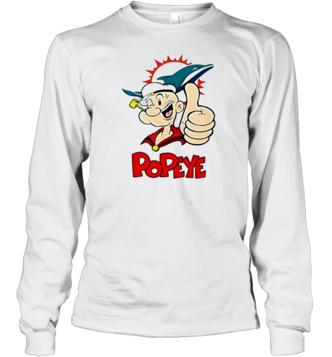 Nfl Miami Dolphins Popeye T-Shirt