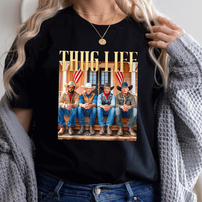 Thug Life Trump Vance Kennedy Musk Republican Support Shirt