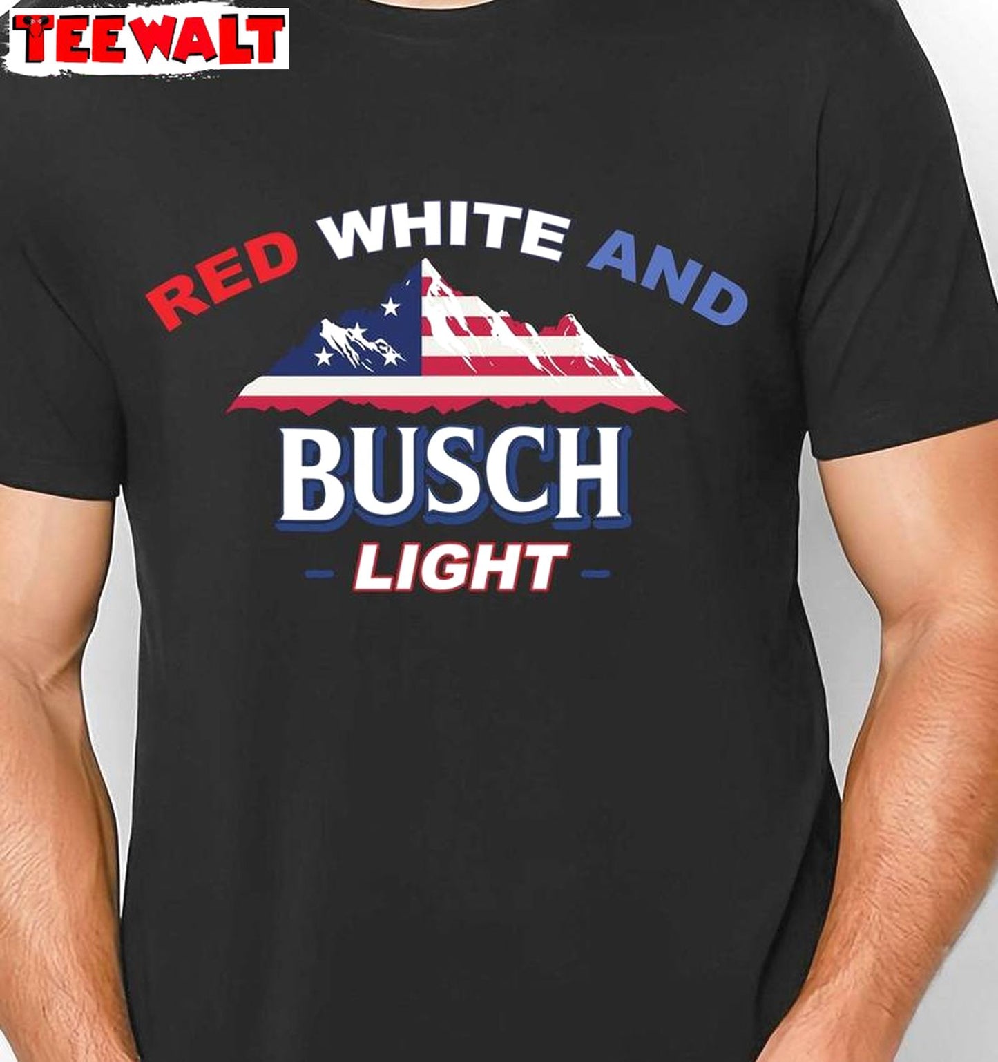 Funny 4th Of July Unisex Hoodie, Limited Red White And Busch Light Shirt Sweater