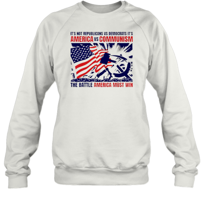 America Vs Communism The Battle America Must Win T-Shirt