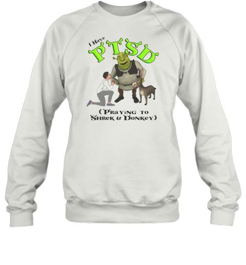 I Have PTSD Praying To Shrek And Donkey T-Shirt