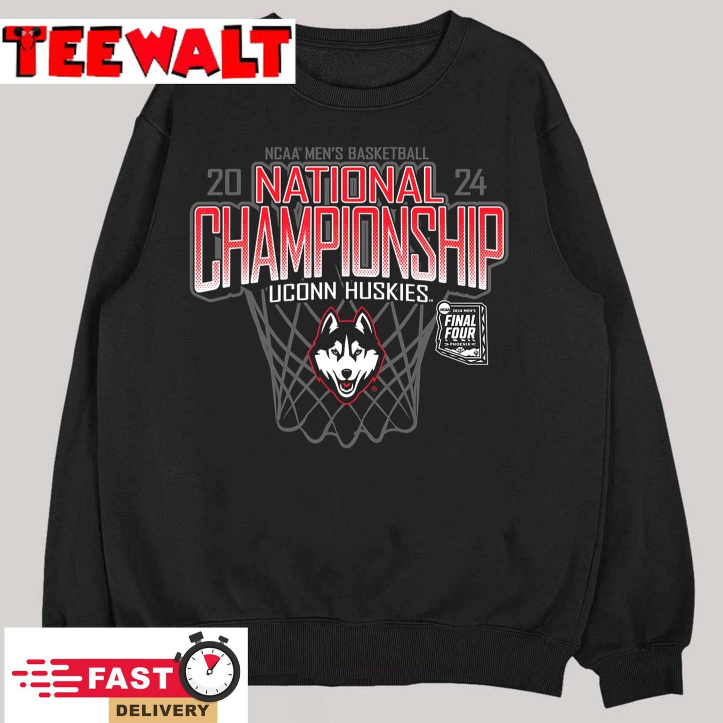 Connecticut Huskies National Championship 2024 Basketball T-Shirt