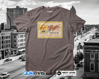 Detroit Vintage Brewery Goebel Beer Shirt