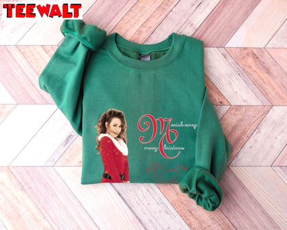 1ariah Carey Christmas Sweatshirt, Xmas Hoodie, Long Sleeve Cotton, Tee, Merch