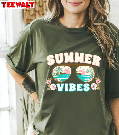 New Rare Summer Vibes Shirt, Summer Mom Inspirational Sweat